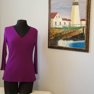 Violet Long Sleeve Top